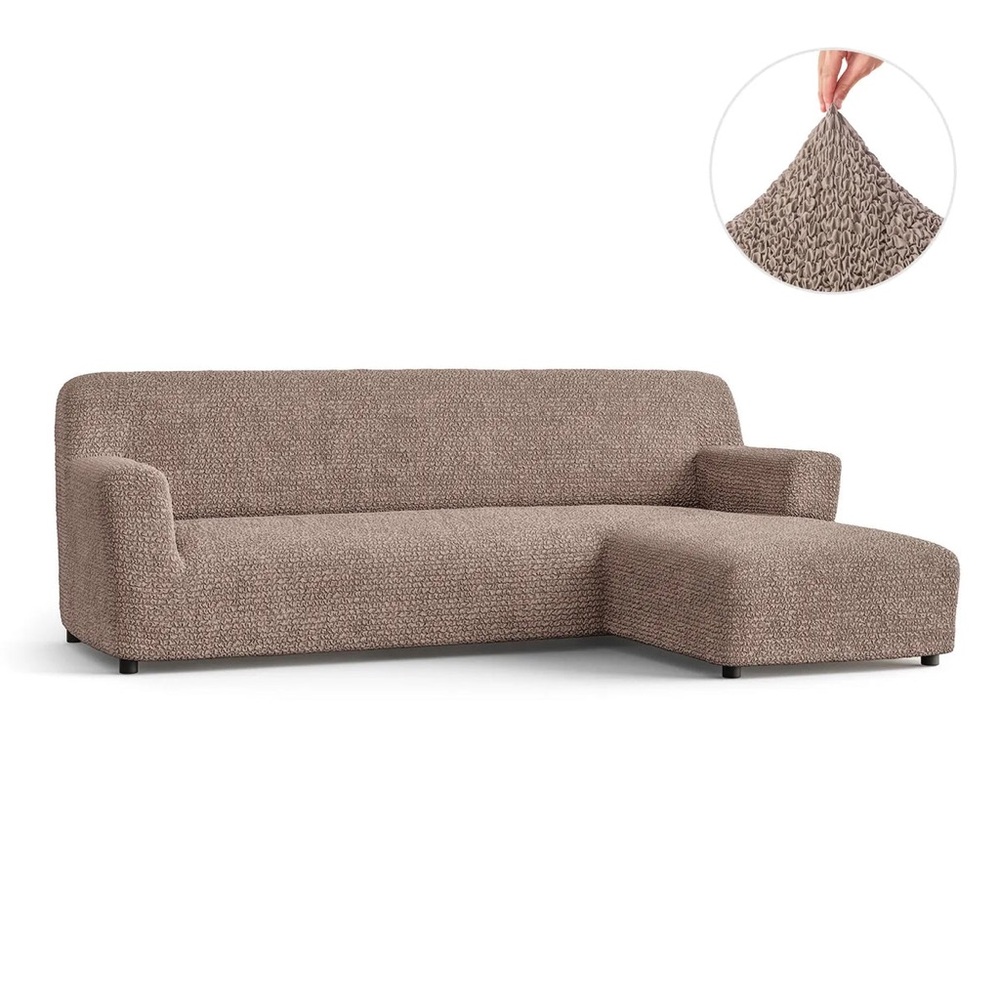 Mamma Mia L-Shaped Sofa Slipcover (Right Chaise), Microfibra Collection